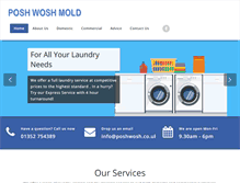 Tablet Screenshot of poshwosh.co.uk